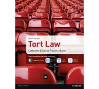 By Catherine Elliott Tort Law MyLawChamber Premium Pack (9th Edition)