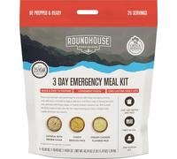 by Chuck Norris Roundhouse Provisions 3 Day, 26 servings Emergency Meal Kit, Grab-and-Go, Premade, Disaster Prep, Hiking, Survival, Adventure, Camping Food, 25 Year Shelf Life.