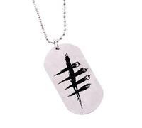 By Daylight Dead Keychain,Necklace Silver Pendant Keyring Key Accessory Bag Decorative Clavicle Chain Jewelry (1)