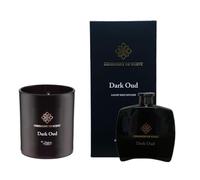 by Deluxe Dark Oud Lidl - Scented Candle & Reed Diffuser | Peppercorn & Sweet Vanilla Notes, Combined with Woody Oud and Musk Create a Dark, Sensual Scent | 200g+100mL [Bundle]