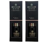 By Deluxe | Rhubarb & Rose Reed Diffuser | 100mL×2 [TWIN PACK]