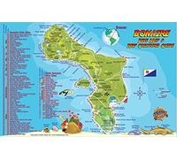 By Franko Maps Ltd. Bonaire Dive Map & Reef Creatures Guide Laminated Fish Card