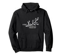 By Grace Through hope Inspirational Christian Message Pullover Hoodie