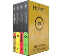 By J. R. R Tolkien The Hobbit and The Lord of the Rings (Box Set of Four Paperbacks) (Film tie-in edition) [Paperback]