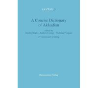 By Jeremy Black A Concise Dictionary of Akkadian: Akkadian-English (Santag) (2nd Revised edition) [Paperback]