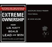 By[Jocko Willink ] Extreme Ownership & Discipline Equals Freedom 2 Books Set By Jocko Willink Paperback