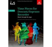 By Kathryn Bowman, Peter Bennetts Time Pieces For Treble/Alto Recorder - Volume 1. Sheet Music for Alto (Treble) Recorder, Piano Accom [Paperback]