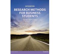 By Mark N.K. Saunders Research Methods for Business Students (6th Edition)