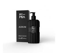 BY MIA Cream Cologne Aurum (230ml) - 2-in-1 Professional Aftershave Balm & Men’s Fragrance | Soothing Post Shave Moisturiser for Razor Burn | Golden Amber, Wood & Citrus Scent | Designed in London, UK