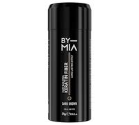 BY MIA Hair Building Keratin Fibres - Dark Brown 21g | Hair Fibres for Thinning Hair | Hair Thickener Powder Fiber | Hair loss Concealer for Women & Men