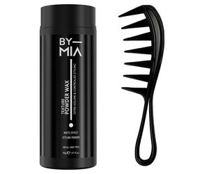 BY MIA Hair Styling Powder Dust Wax Volume Mattifying + Hair Styling M Comb Set