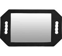 BY MIA Lightweight Handheld Mirror for Barbers & Salons - Double Handle Viewing Mirror for Back of Head Haircuts