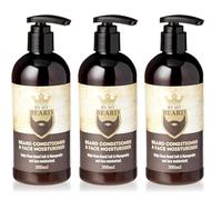 (THREE PACKS) Beard Conditioner & Face Moisturiser 300ml Y