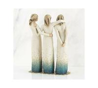 By My Side Sculpted Hand-painted Figure Resin Desktop Ornament Home Decorative Statue Gift For