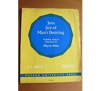 By Myra Hess Jesu, Joy of Man's Desiring: Piano solo