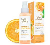 By Nature - From New Zealand | Vitamin C + Collagen - Brightening + Hydrating - Face Serum | Vegan Formula with Turmeric Extract | 90mL