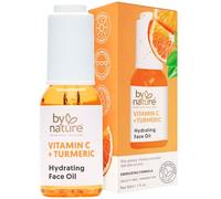 By Nature - From New Zealand | Vitamin C + Tumeric - Brightening & Hydrating Face Oil | Energizing Formula - Non Greasy, Vitamin Enriched Dull Skin Brightener | Cruelty/Paraben Free | 30mL