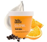 By Nature Glow Vitamin C + Caffeine Body Balm for Dark Spots - Hydrating Skin Moisturizer with Whipped Shea Butter - Vegan, Cruelty-Free, Made in New Zealand (6.8 oz)