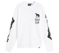By Parra Men's Dog Training Long Sleeve T-Shirt White