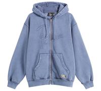 By Parra Men's Not Fade Away Zip Hoodie Washed Dark Grey XL
