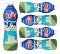 By Pufai Grocery, Melis Ayran Natural Yoghurt Drink Traditional Turkish Drink Ayran 700 millimeter x 5 Bottles