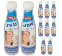 By Pufai Grocery, Yayla Ayran Natural Yoghurt Drink Ayran 330 millimeter 10 Bottles