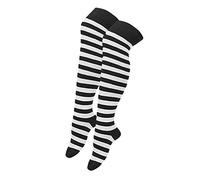 by Robelli Kids Mildred Hubble World Book Day Costume Accessories (Black/White Stripe Socks)