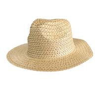 by Robelli Kids Natural Straw Easter Bonnet Boater Hats for Girls Or Boys - 55cm for Egg Hunt/Parades (Fedora Hat 2)