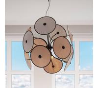 By Rydéns Cappello pendant light, black/beige, Ø 82 cm