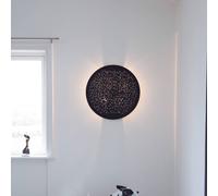 By Rydéns Colby wall light Ø 70 cm, sand black