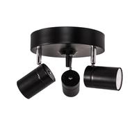 By Rydéns Correct 3 ceiling spotlight Black