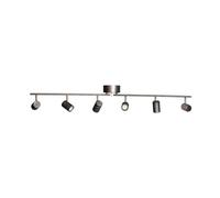 By Rydéns Correct 6 Ceiling Spotlight 124 cm Steel grey