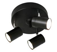By Rydéns Correct 3 ceiling spotlight Black