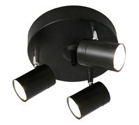 By Rydéns - Correct Ceiling Light 3-Low, Black - Black