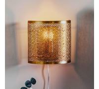 By Rydéns Hermine wall light with cable, brass