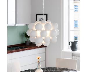 By Rydéns Large Glass hanging light, 50 cm, white