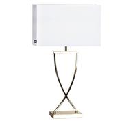 By Rydéns Omega table lamp brass/white height 69cm