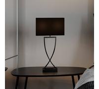 By Rydéns Omega table lamp chrome/black height 52cm