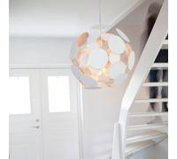 By Rydéns Planet pendant light, black/gold, Ø 50cm, metal