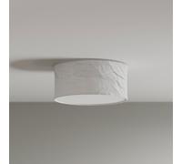 By Rydéns Vita ceiling light, Ø 40 cm, white, linen