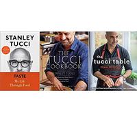 By Stanley Tucci 3 Books Collection Set ( Taste , The Tucci Table , The Tucci Cookbook )