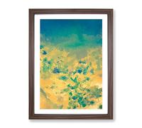 By The Ashes Abstract Framed Print | A3 Walnut Framed Wall Art | Ready to Hang | Abstract Fantasy Picture | Living Room Bedroom Lounge Office