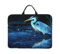 By The Blue Crane River Notebook Carrying Case With Handle Laptop 14 Inch Computer Sleeve For Women Men Padded Cover Laptop Bag