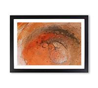 By the Flame in Abstract Framed Print | A2 Black Framed Wall Art | Ready to Hang | Abstract Fantasy Picture | Living Room Bedroom Lounge Office