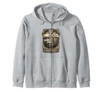 By The Grace God I’m Melanoma Cancer Free Fighter Faith Zip Hoodie