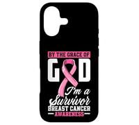 By The Grace God I'm A Survivor Breast Cancer Survivor Case for iPhone 17