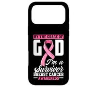 By The Grace God I'm A Survivor Breast Cancer Survivor Case for iPhone 17 Pro Max