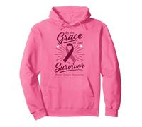 By the Grace of God I'm a Survivor Breast Cancer Pullover Hoodie