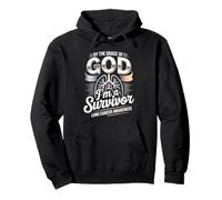 By The Grace Of God I'm A Survivor Lung Cancer Pullover Hoodie