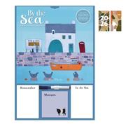 By The Sea, Family Organiser Planner A3 Calendar 2026 + FSC ECO-FRIENDLY DIARY